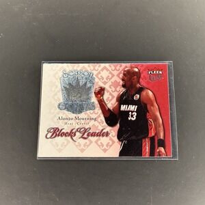 Alonzo Mourning 2007 Fleer Ultra Season Crowns Blocks Leader SC-7 Heat